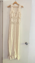Load image into Gallery viewer, Vintage crochet maxi dress
