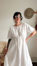 Load image into Gallery viewer, Antique Edwardian cotton gown
