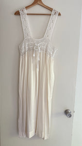 Antique crochet ribbon dress