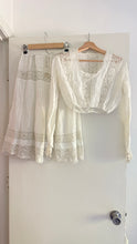 Load image into Gallery viewer, Edwardian top and skirt set
