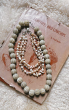 Load image into Gallery viewer, Vintage layered shell necklace
