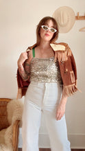 Load image into Gallery viewer, Vintage sequin top
