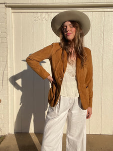 Vintage 70s suede blazer