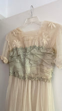 Load image into Gallery viewer, Edwardian tulle lawn dress
