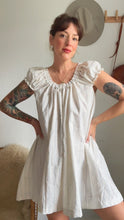 Load image into Gallery viewer, Signature Collection- linen stripe babydoll dress
