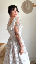 Load image into Gallery viewer, Vintage 1930s baby blue floral gown
