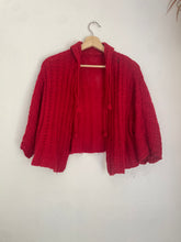 Load image into Gallery viewer, Vintage red cardigan

