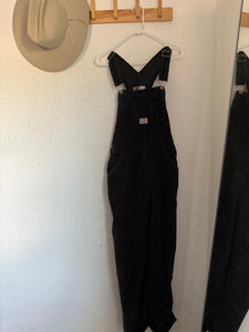 Vintage Old Navy navy corduroy overalls