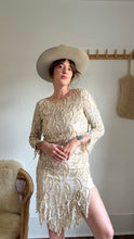 Load image into Gallery viewer, Vintage silk beaded dress
