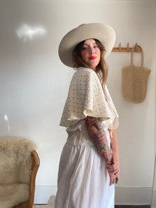 Vintage bed jacket / shawl