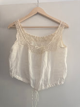 Load image into Gallery viewer, Edwardian cotton corset cover top
