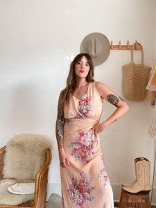 1930s floral dress set