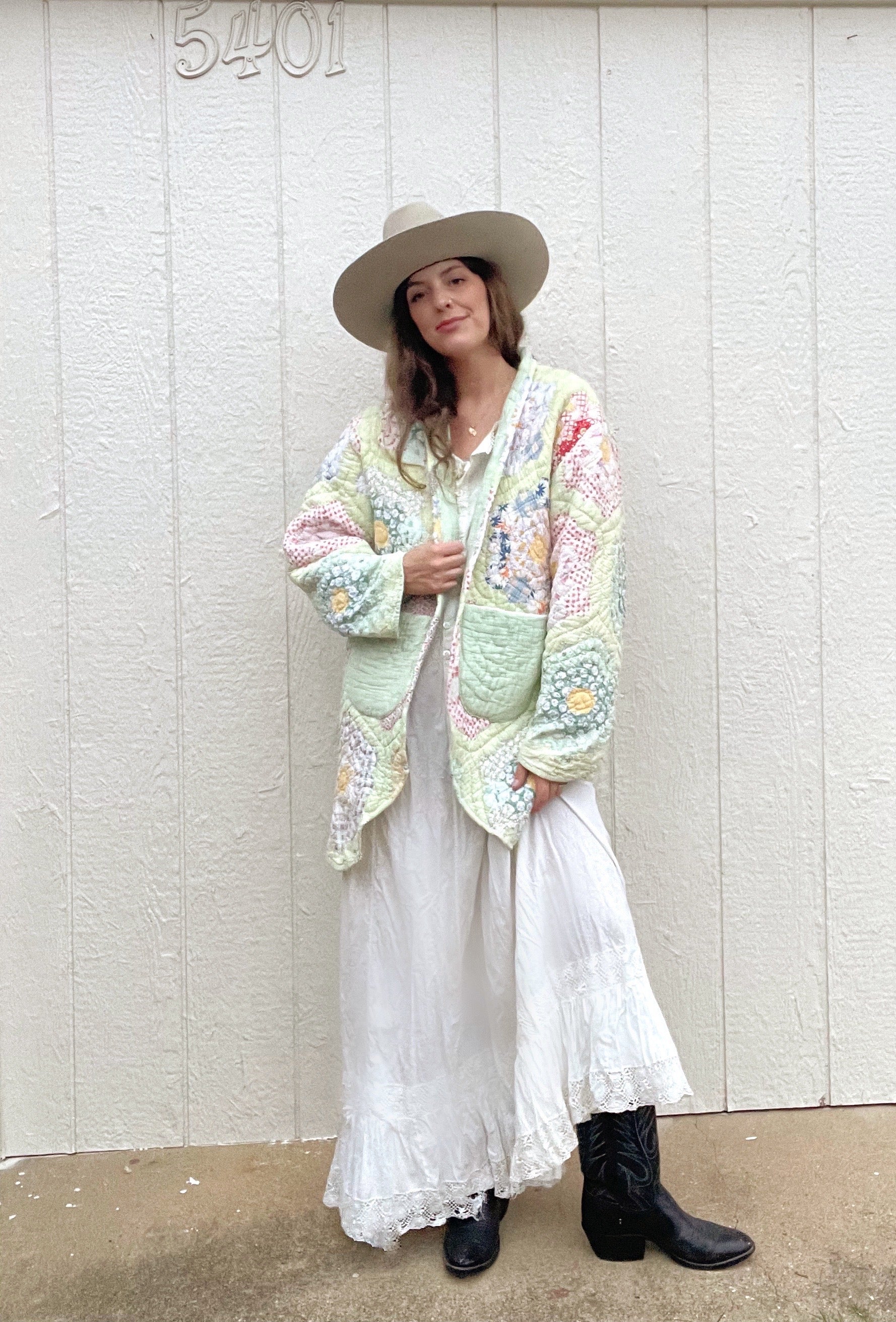 【Vintage】flower jacket French Vintage Jacquard Baseball Jacket, 3D Floral