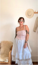 Load image into Gallery viewer, Signature Collection- strapless cotton crochet dress/skirt
