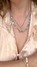 Load image into Gallery viewer, Aquamarine beaded necklace
