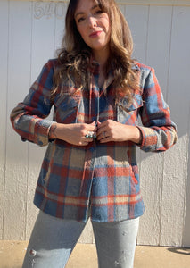 Vintage plaid button up