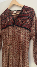 Load image into Gallery viewer, Vintage Indian cotton gauze dress
