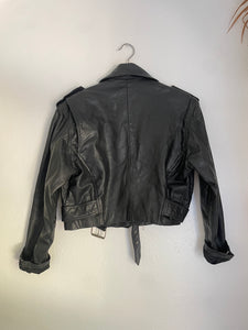 Vintage Wilson’s cropped moto jacket