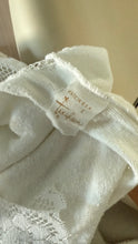Load image into Gallery viewer, Vintage lace Terry cloth top
