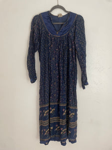 Vintage 70s Indian cotton dress