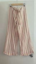 Load image into Gallery viewer, Vintage wide leg cotton stripe pants
