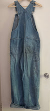 Load image into Gallery viewer, Vintage union made denim overalls
