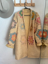 Load image into Gallery viewer, Signature Collection-Grandmothers flower garden quilt coat
