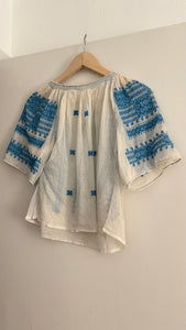 Antique Hungarian folk blouse