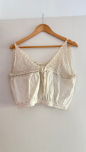 Load image into Gallery viewer, Edwardian cotton corset cover
