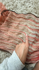 Vintage striped scarf
