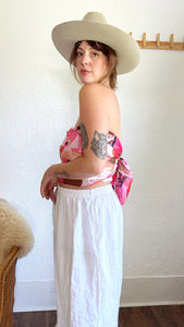 Vintage pink scarf