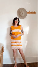 Load image into Gallery viewer, Vintage 1960s fringe dress
