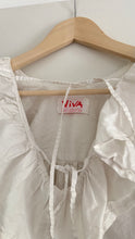Load image into Gallery viewer, Vintage cotton ruffle blouse
