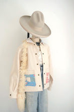 Load image into Gallery viewer, Signature Collection- Denim + Quilt chore coat
