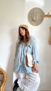 Vintage denim button up