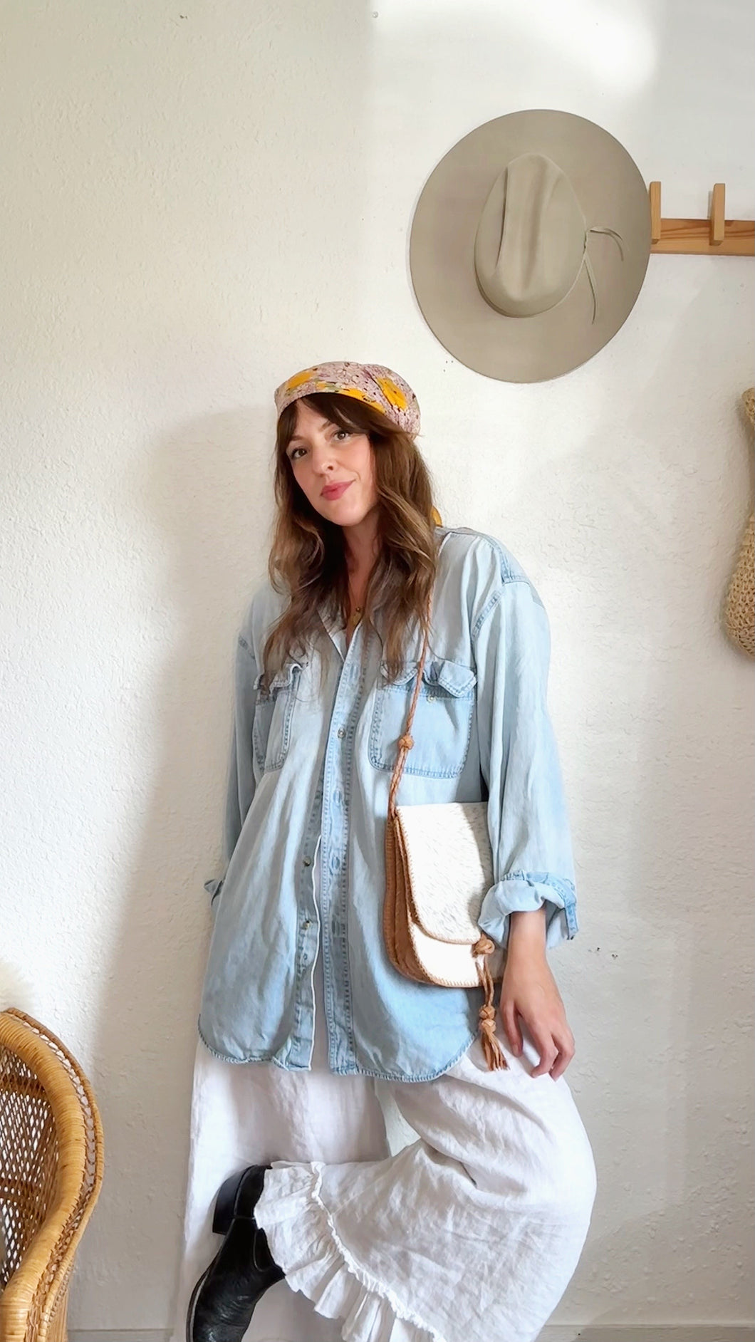 Vintage denim button up