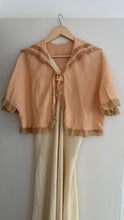 Load image into Gallery viewer, Vintage silk 1930s bed jacket
