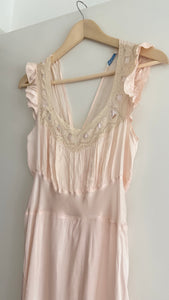 Vintage 1930s satin gown
