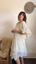 Load image into Gallery viewer, Vintage 70s gauze dress
