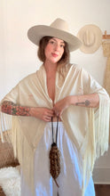 Load image into Gallery viewer, Vintage fringe poncho
