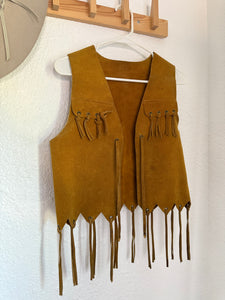 Vintage 70s fringe vest