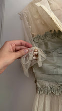Load image into Gallery viewer, Edwardian tulle lawn dress
