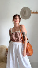 Load image into Gallery viewer, Signature Collection-linen stripe top
