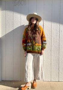 Vintage hand knit sweater