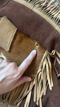 Load image into Gallery viewer, Vintage rare 1940s 50s cowhide fringe jacket
