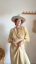Load image into Gallery viewer, 1930s marigold dyed dress
