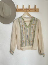 Load image into Gallery viewer, Vintage Indian cotton blouse
