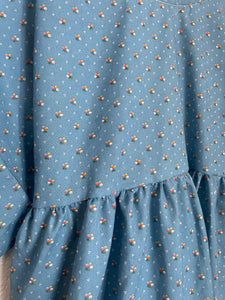 Signature Collection-The baby doll dress / blue calico