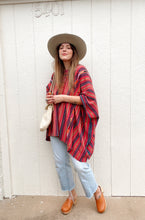 Load image into Gallery viewer, Vintage embroidered poncho
