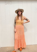 Load image into Gallery viewer, Vintage peachy gauze dress
